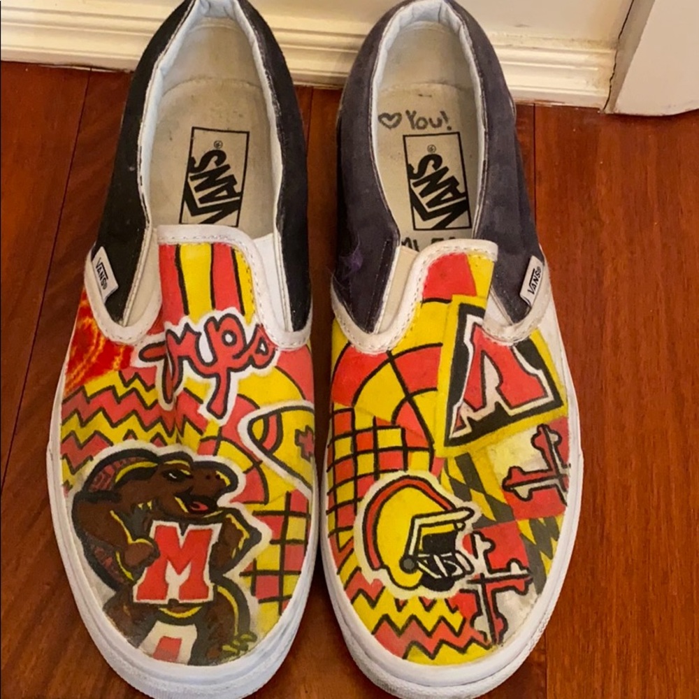Customized Maryland TERP Vans!!